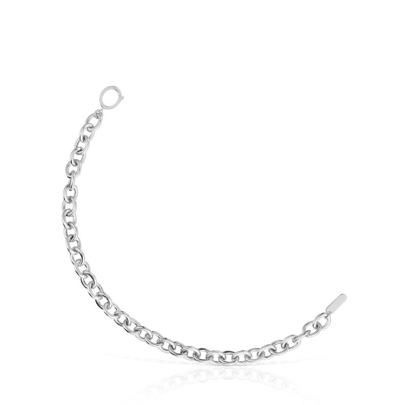 Pulsera cadena de plata Basicos-0