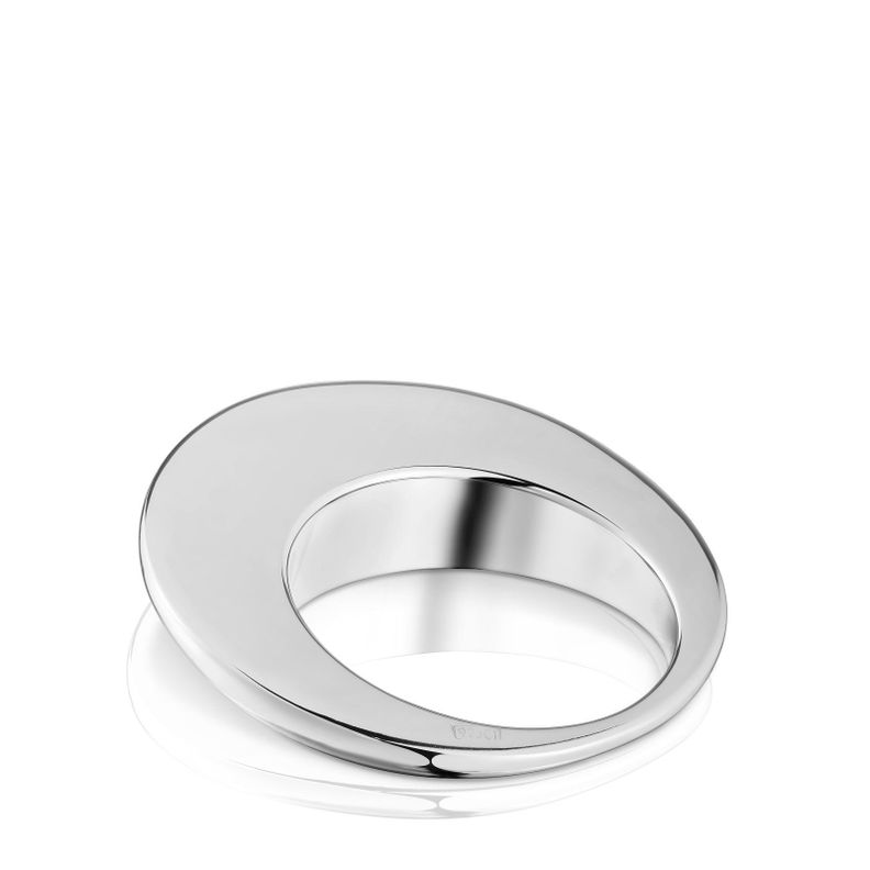 Anillo liso de plata Dybe Tous-1