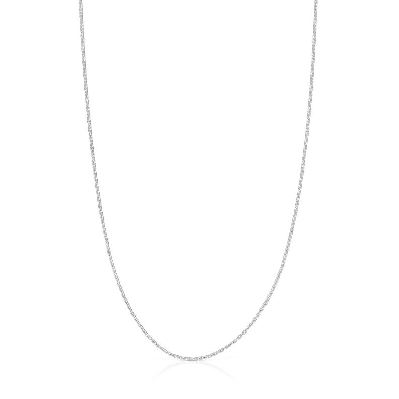 Gargantilla de oro blanco 50 cm Basics-0