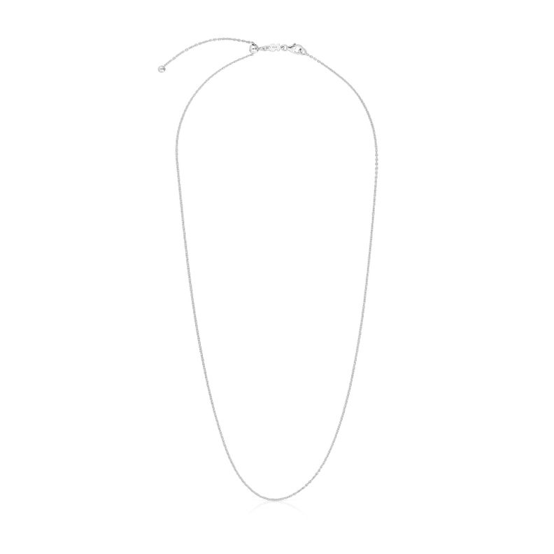 Gargantilla de oro blanco 50 cm Basics-1