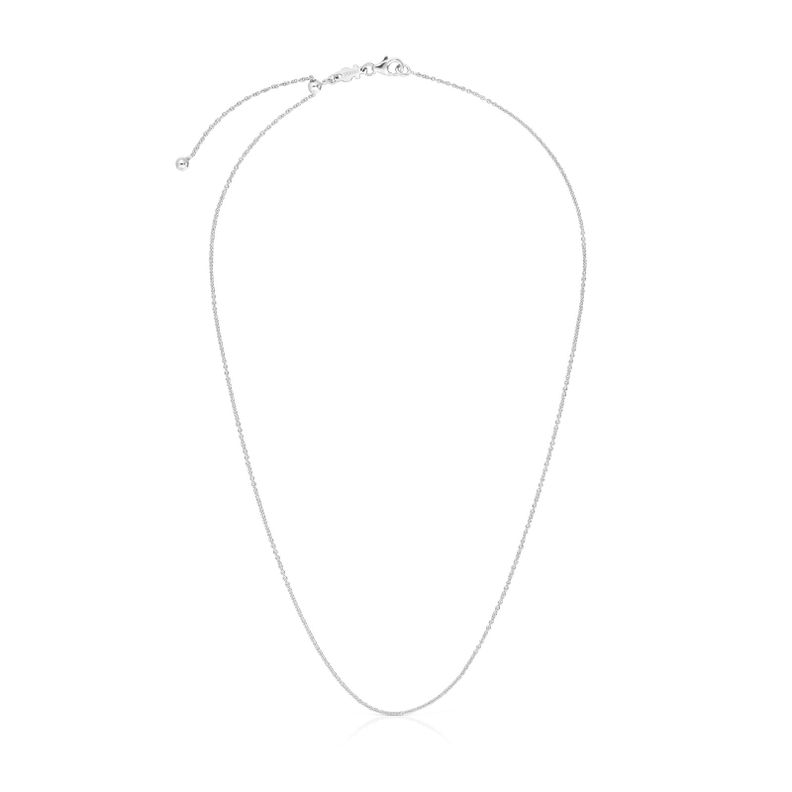 Gargantilla de oro blanco 40 cm Basics-1