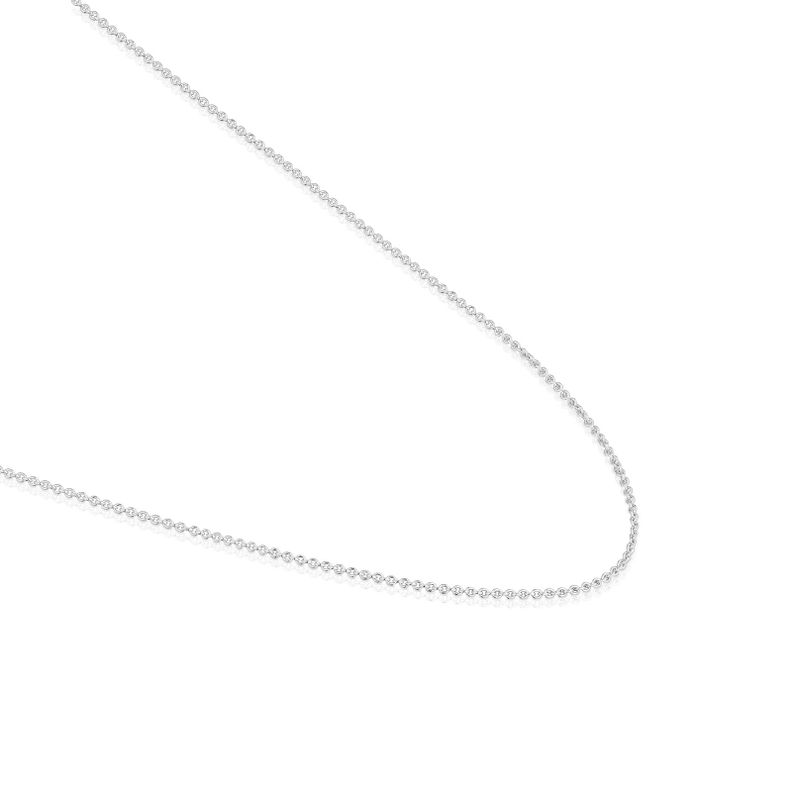 Gargantilla de oro blanco 40 cm Basics-2