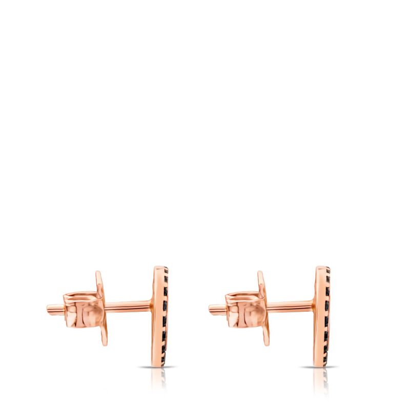 Aros Camille de Vermeil rosa con Espinela Tous-2