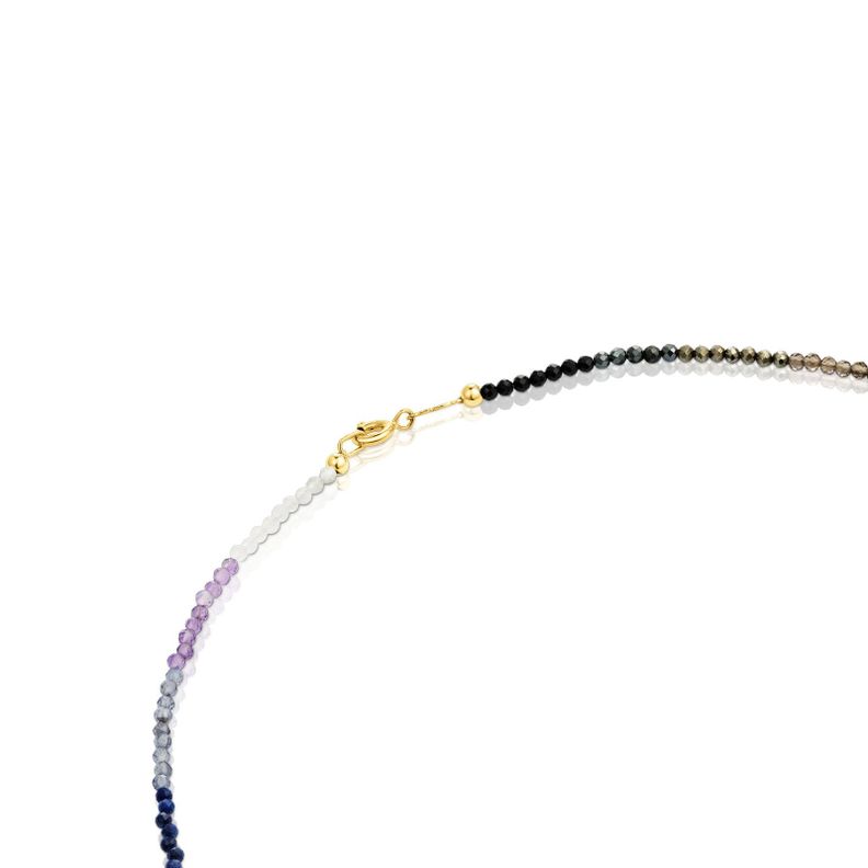 Collar de plata vermeil y gemas Bold Bear Tous-2