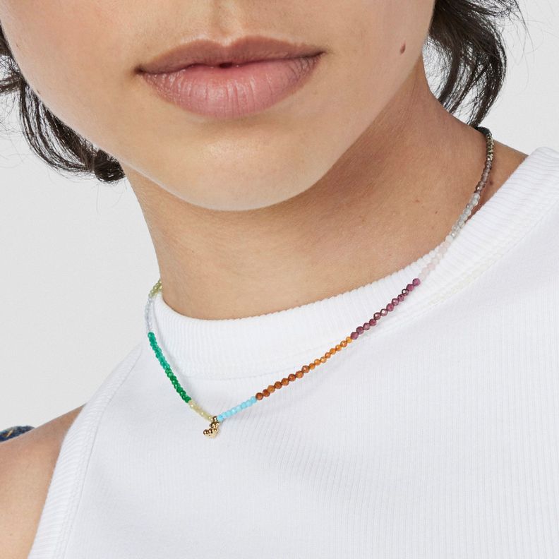 Collar de plata vermeil y gemas Bold Bear Tous-5