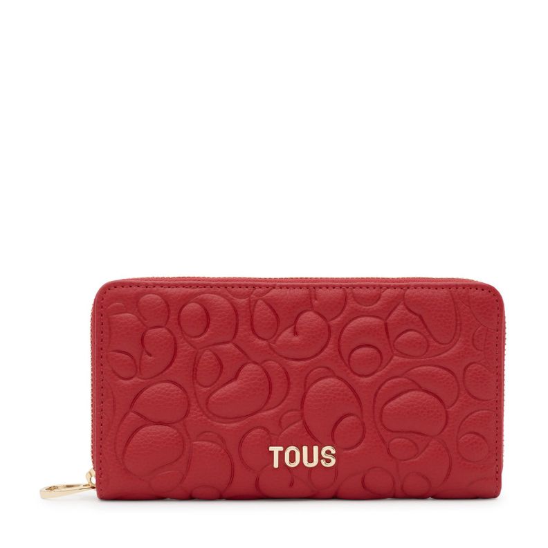 Billetera de piel roja TOUS Greta-0