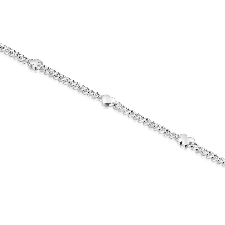 Pulsera cadena de plata motivos Bold Motif-2