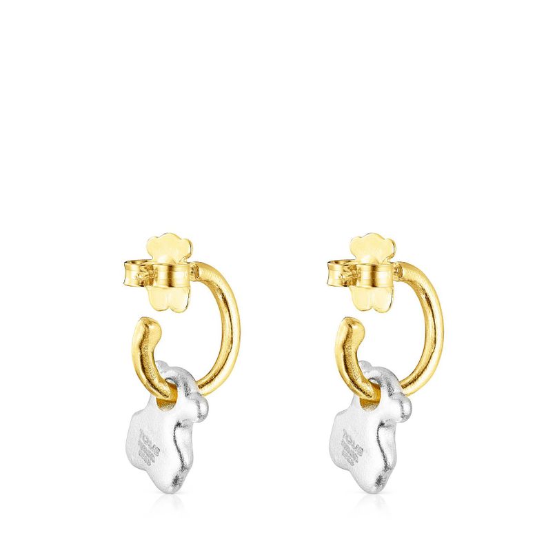 Pendientes oso bicolor Luah Tous-2