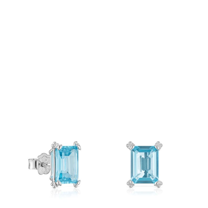 Pendientes de plata y topacio Color Pills-0