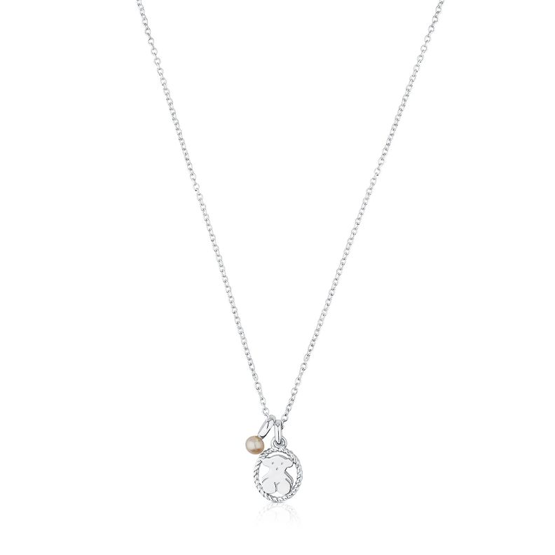 Collar Tous Camee de Plata con Perla-0