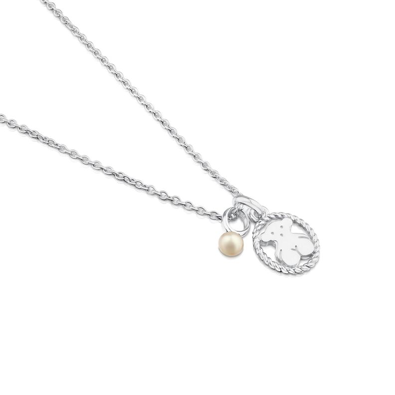 Collar Tous Camee de Plata con Perla-2