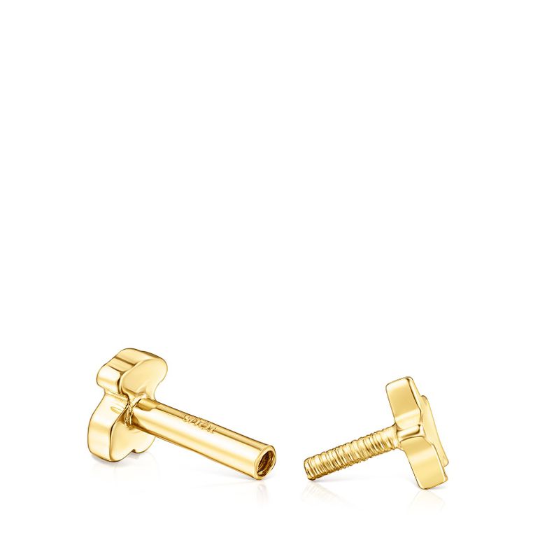 Piercing de oreja estrella de oro Basics Tous-3