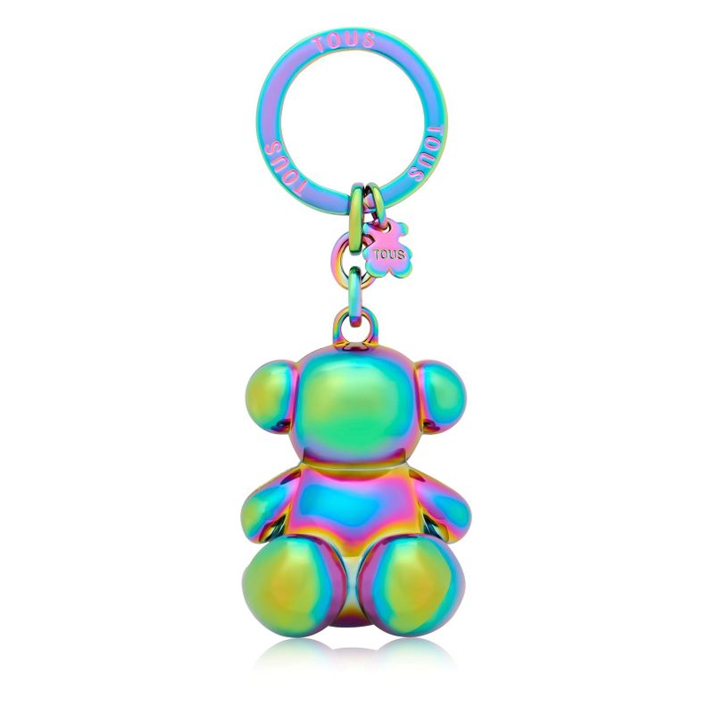 Llavero oso iridiscente Metal Bold Bear-0