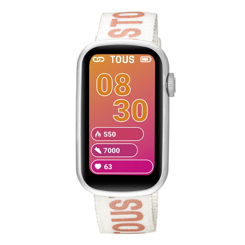 Reloj smartwatch con correa nylon y correa silicona T-Band-0