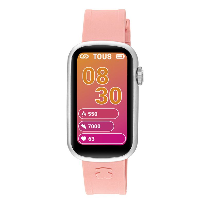 Reloj smartwatch con correa nylon y correa silicona T-Band-1