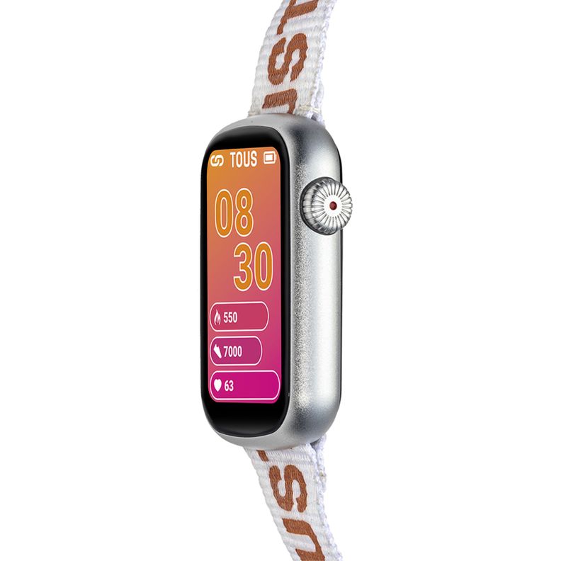 Reloj smartwatch con correa nylon y correa silicona T-Band-2