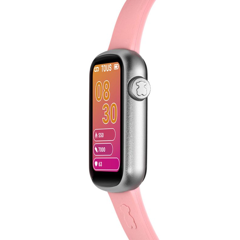 Reloj smartwatch con correa nylon y correa silicona T-Band-3