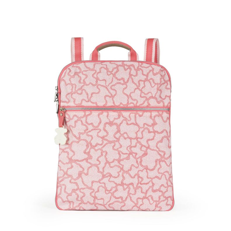 Mochila Tous Kaos New Colores de Nylon en color rosa-0