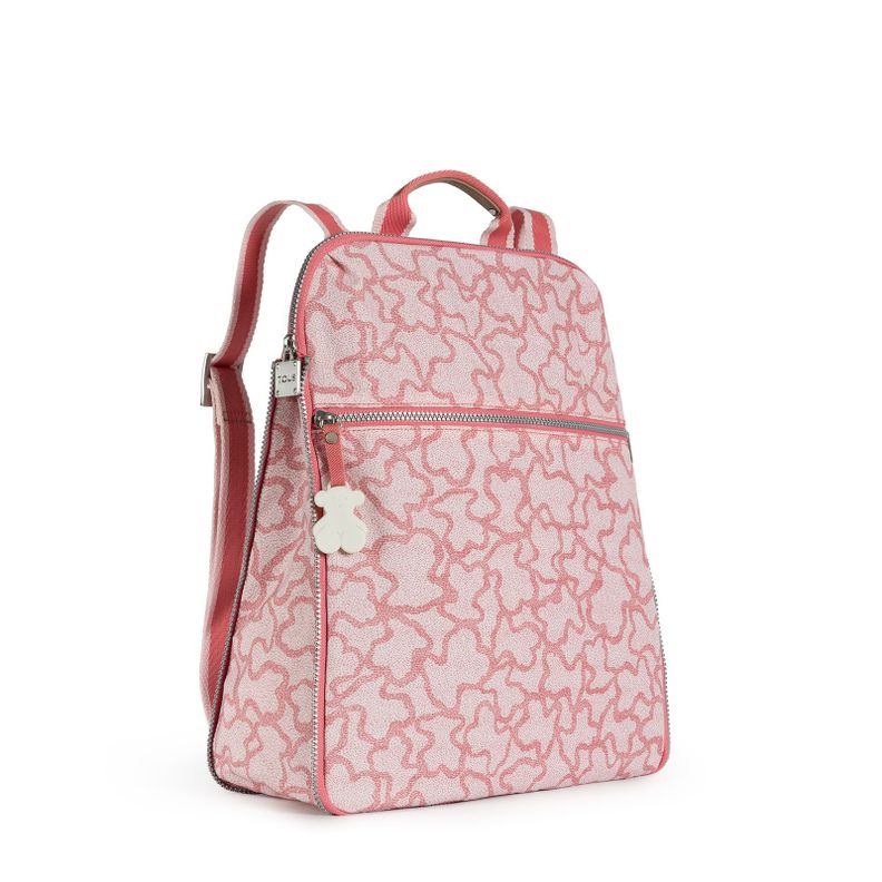 Mochila Tous Kaos New Colores de Nylon en color rosa-1