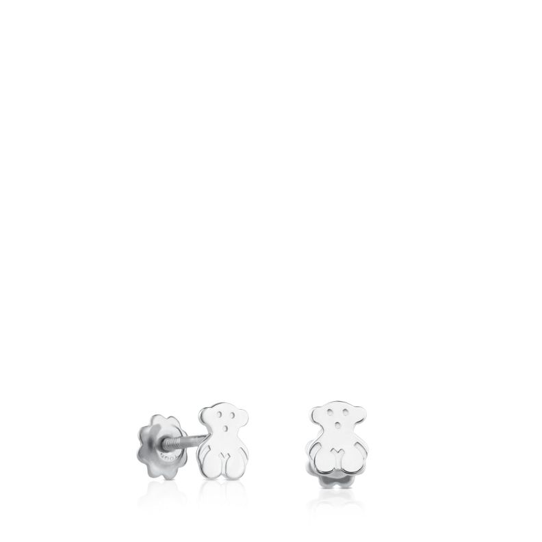 Aros de oro blanco Baby TOUS-0