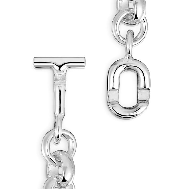 Pulsera cadena de plata 17,5 cm TOUS MANIFESTO-2