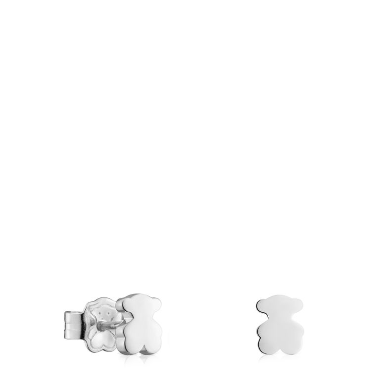 Pendientes oso de plata 6 mm Sweet Dolls