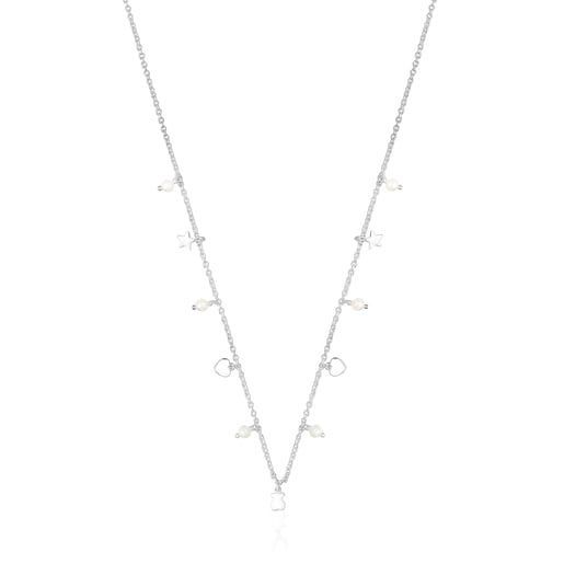 Collar Cool Joy de plata y perlas Tous-0
