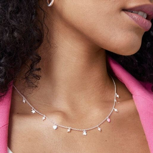 Collar Cool Joy de plata y perlas Tous-3