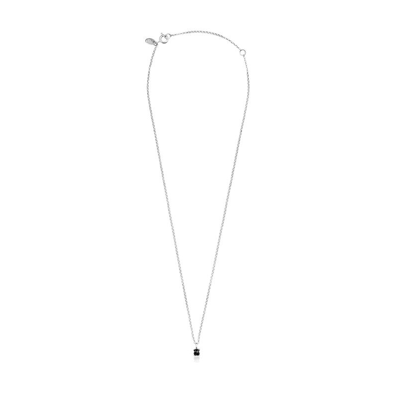 Collar Tous Mini Onix de Plata con Ónix-1