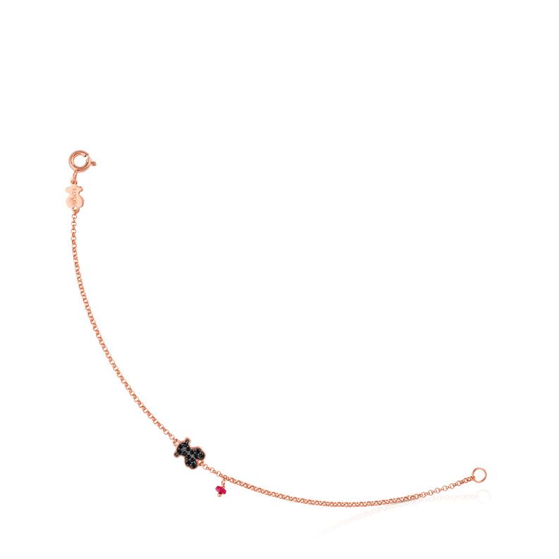 Pulsera Tous Motif de Plata Vermeil rosa