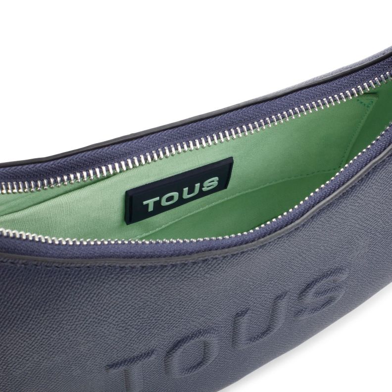 Bolso de hombro mediano azul marino TOUS Brenda-2