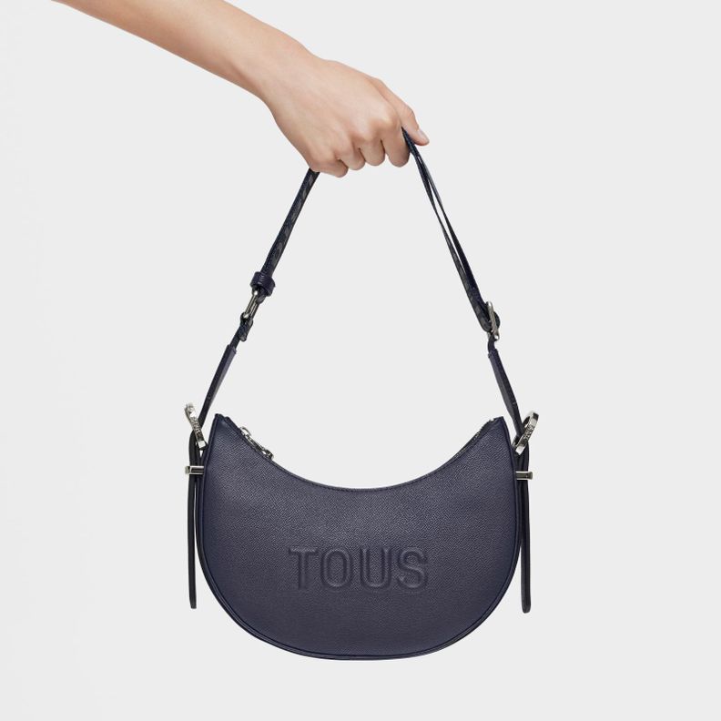 Bolso de hombro mediano azul marino TOUS Brenda-6