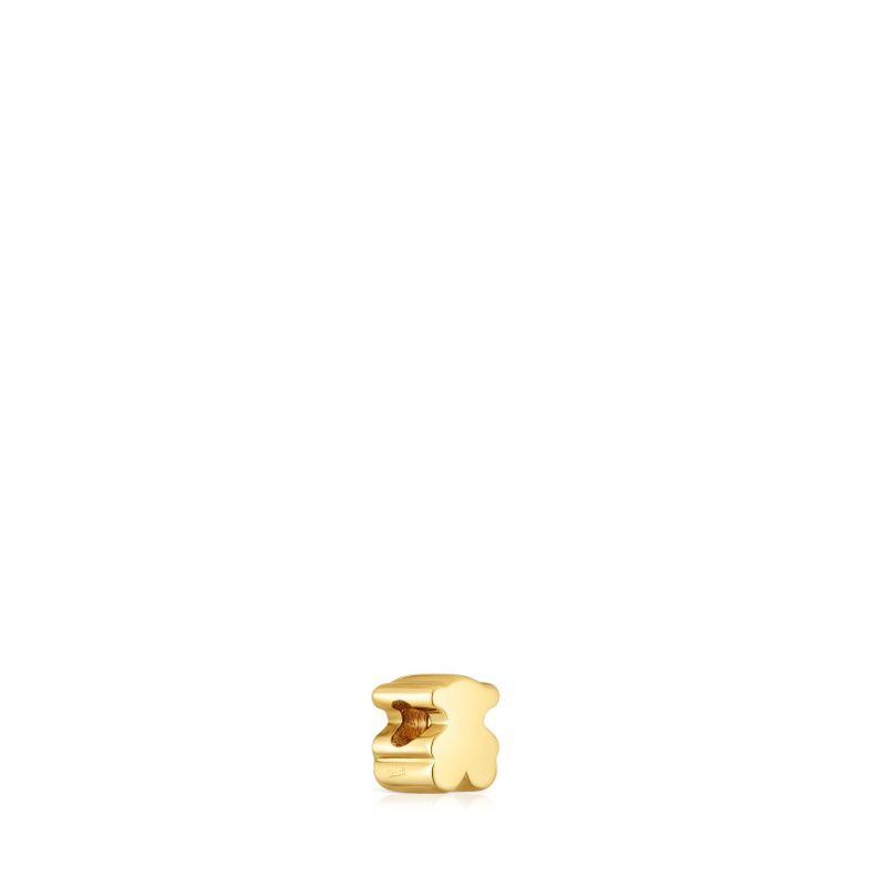 Charm TOUS 1950 oso con baño de oro 18 kt sobre plata-2