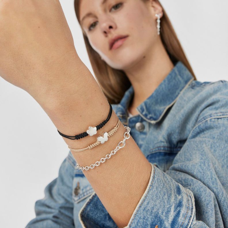 Pulsera con motivo mariposa de plata Bold Motif Tous-4