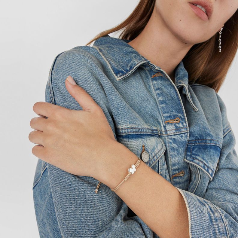 Pulsera con motivo mariposa de plata Bold Motif Tous-5