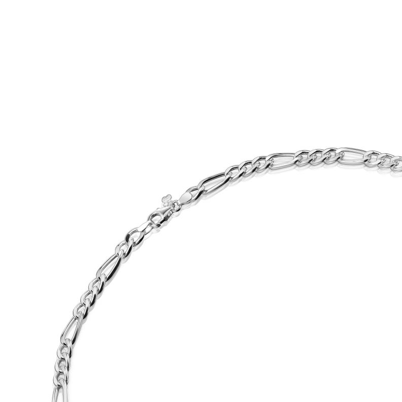 Gargantilla mix barbada de plata TOUS Chain-2