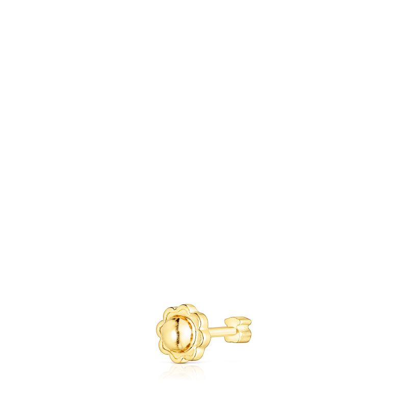 Piercing de oreja de oro con oso Tous-2