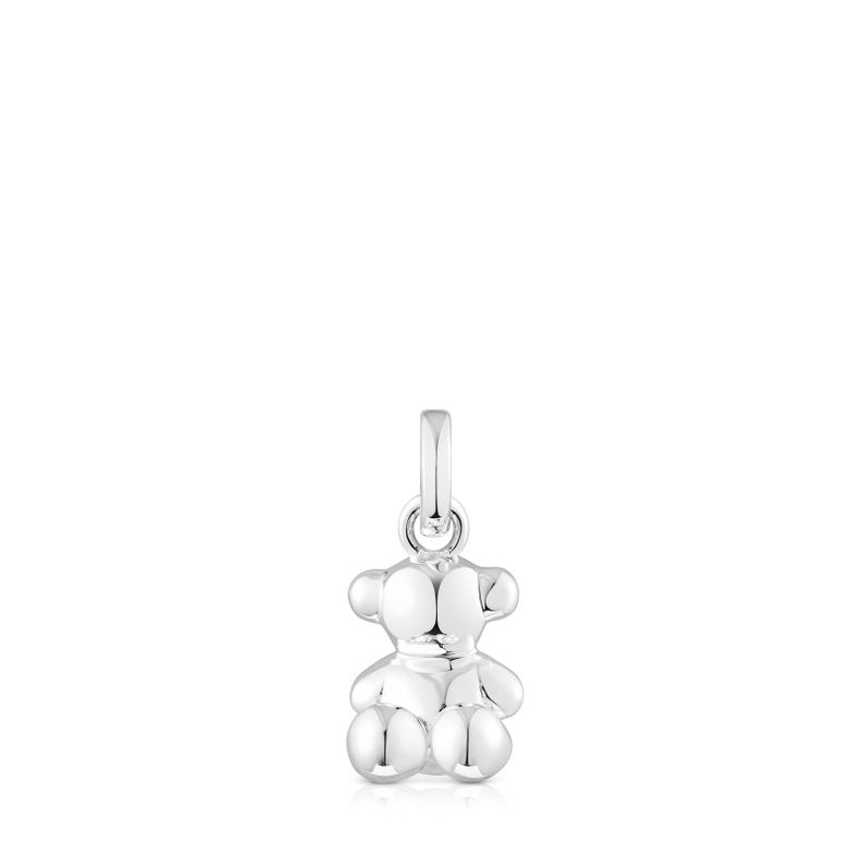 Colgante oso pequeño de plata Bold Bear-0