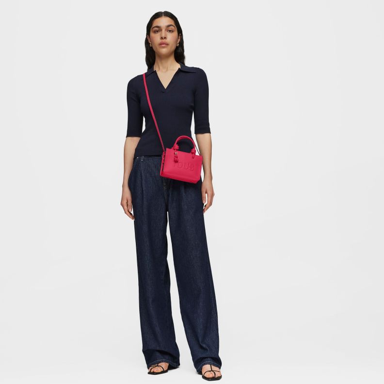 Mini bolso horizontal fucsia TOUS La Rue New-4
