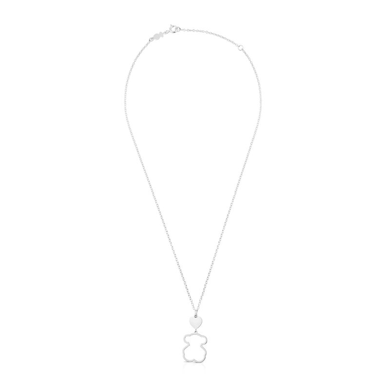 Collar Tous New Silueta de Plata-1
