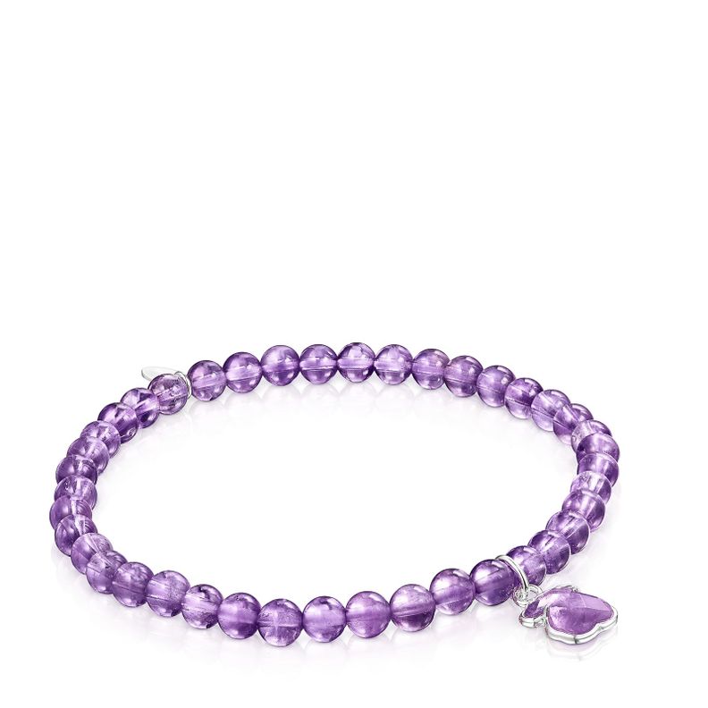 Pulsera Icon Color de plata y amatista Tous-0