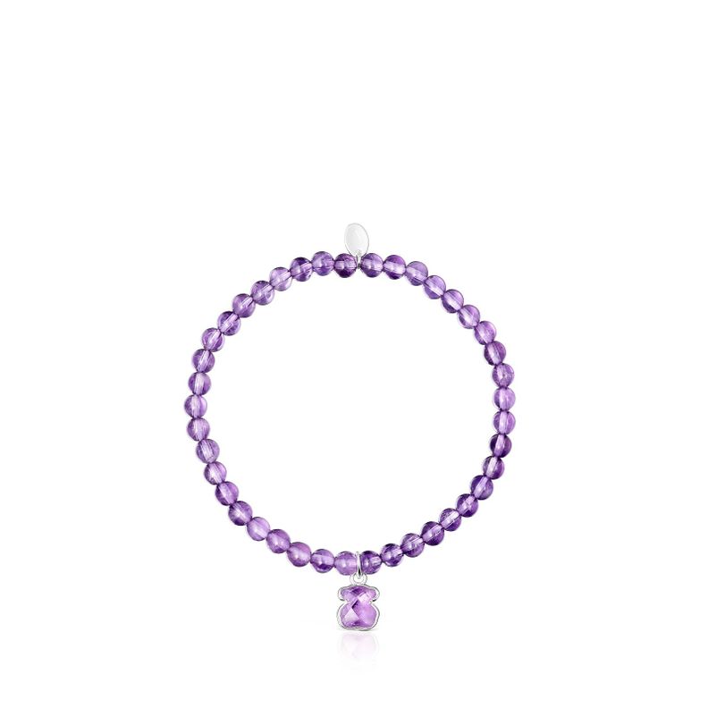 Pulsera Icon Color de plata y amatista Tous-1