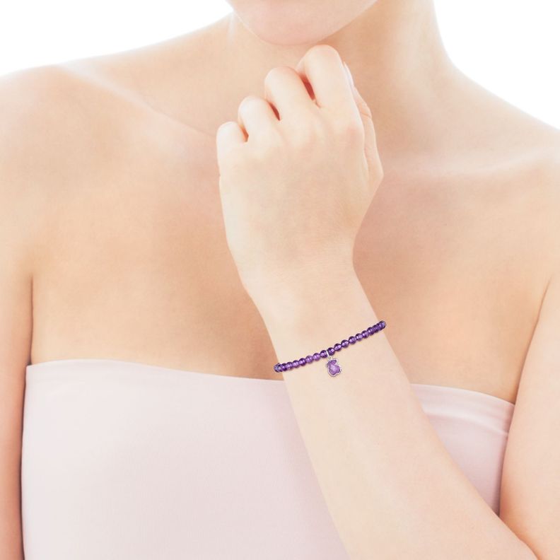 Pulsera Icon Color de plata y amatista Tous-3