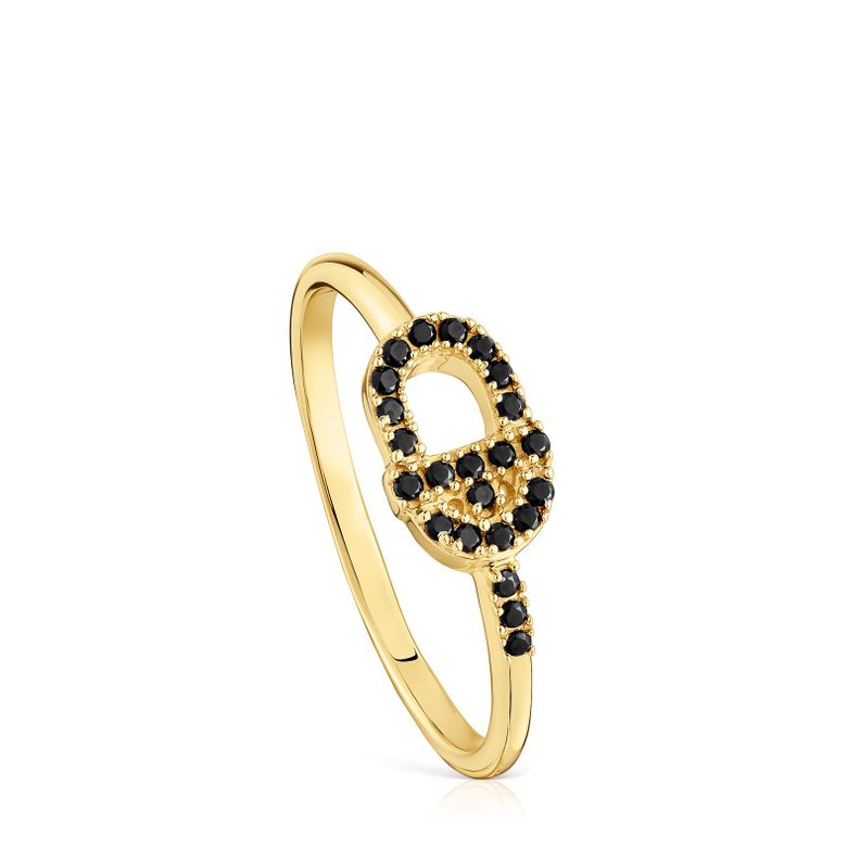 Anillo pequeño de oro y espinelas TOUS MANIFESTO-0