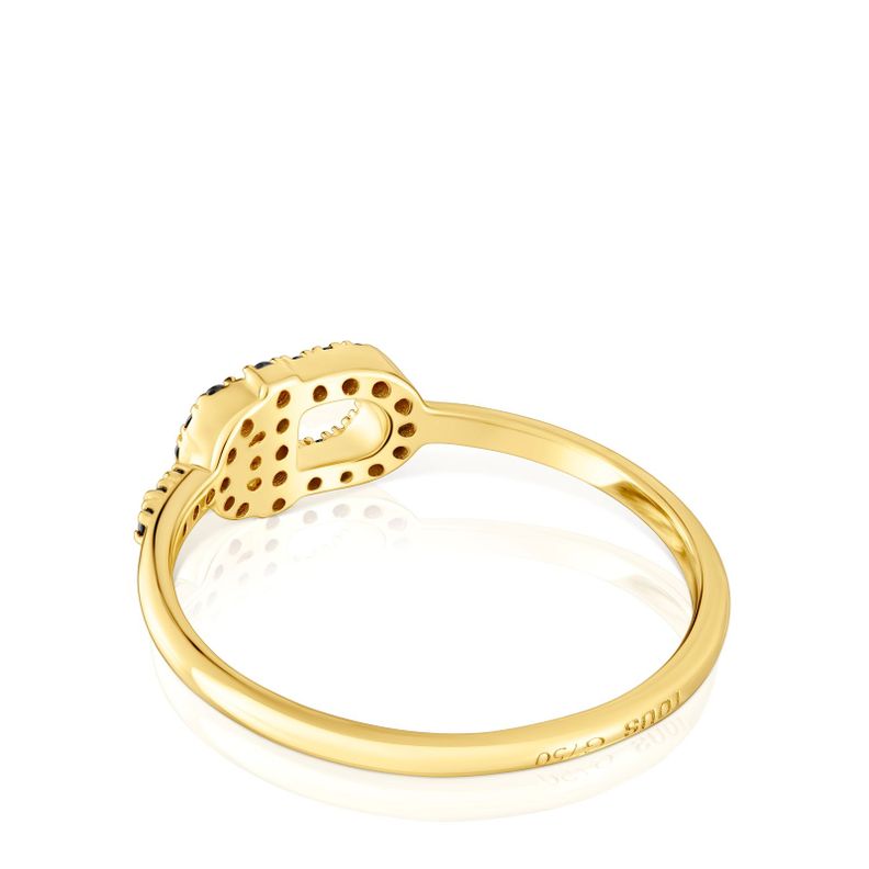 Anillo pequeño de oro y espinelas TOUS MANIFESTO-2