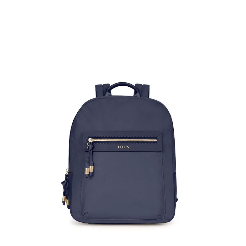 Mochila Tous Brunock Chain de Lona en color marino-0