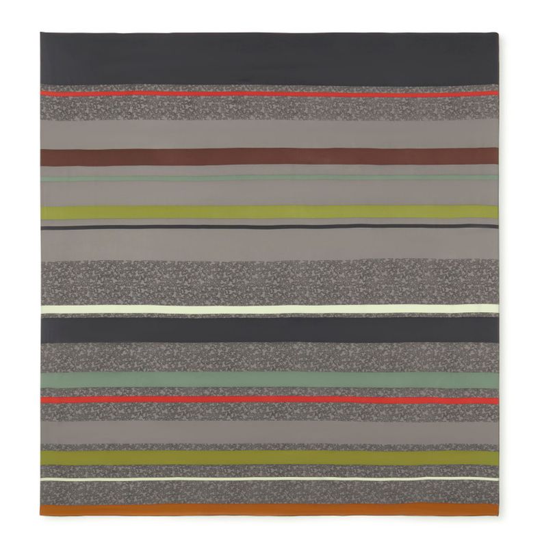 Pañuelo cuadrado gris Kaos Mini Lines