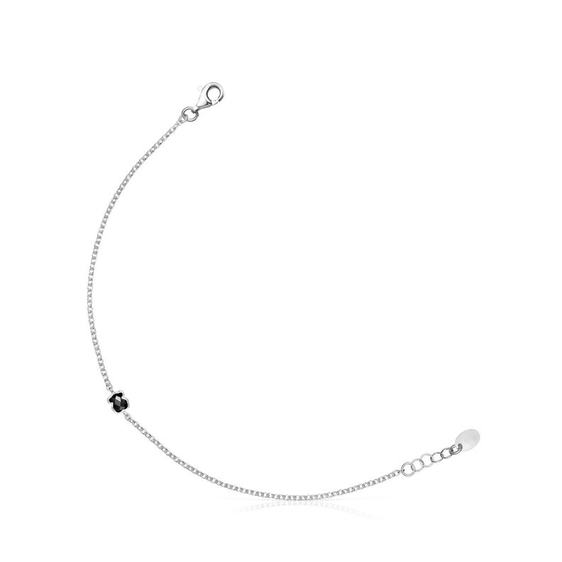 Pulsera Mini Onix de Plata y Onix Tous-1
