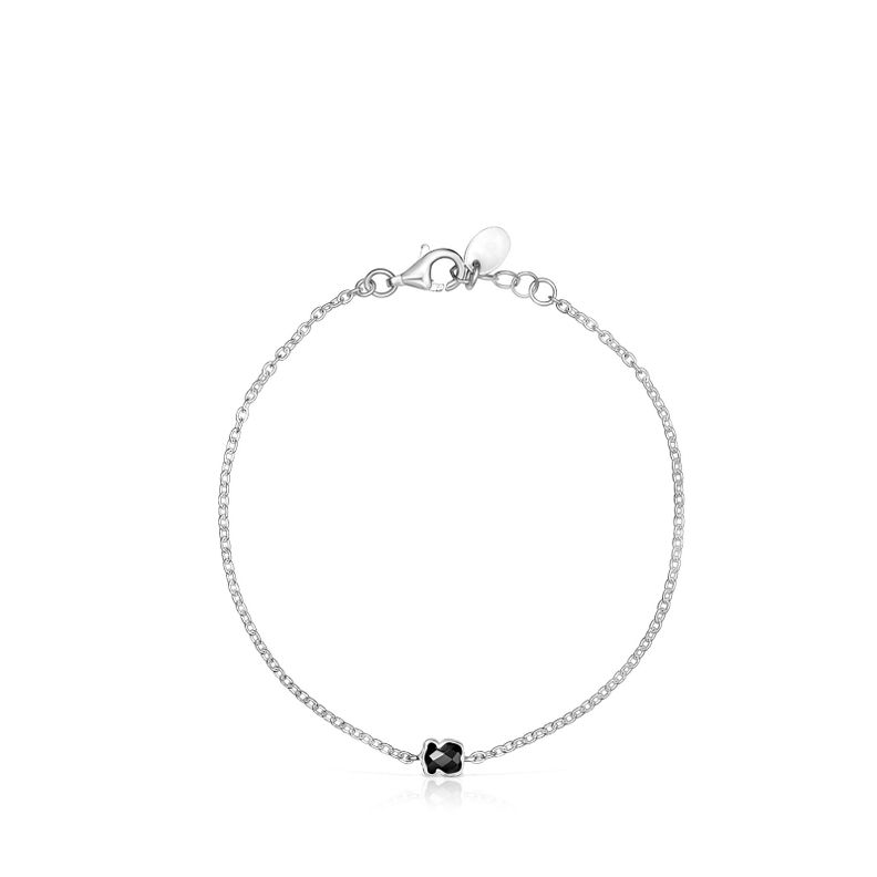 Pulsera Mini Onix de Plata y Onix Tous-2