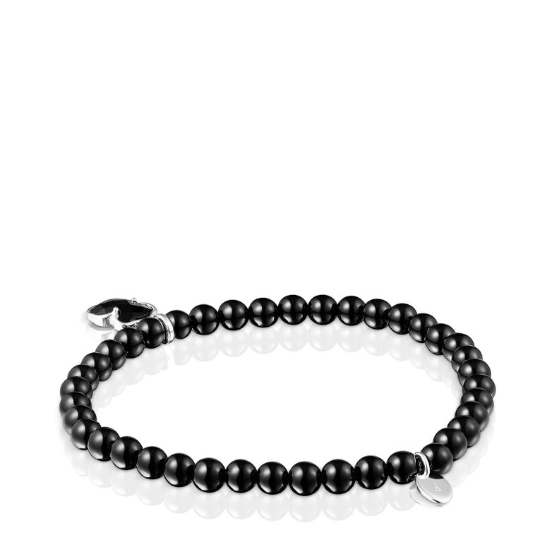 Pulsera de plata y ónix Icon Color Tous-2